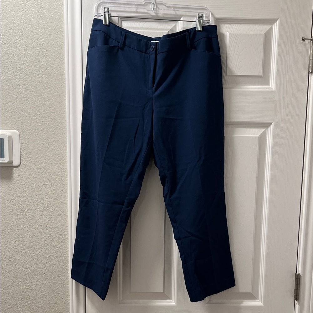 New York & Company Deep Blue Dress Pants